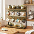 Levede Mug Holder Stand Industrial 2 Tier Countertop Mug Tree Organizer 8 Hooks-2072893556879659015