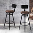Levede 2x Bar Stool Kitchen Wooden PU-1864183225379852295
