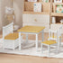 Bopeep Kids Table and Chairs Set Wooden Study Play 4PCS-1919892815270252551