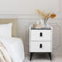 Levede Bedside Table LED Lights Drawers Storage-2006732842721218566