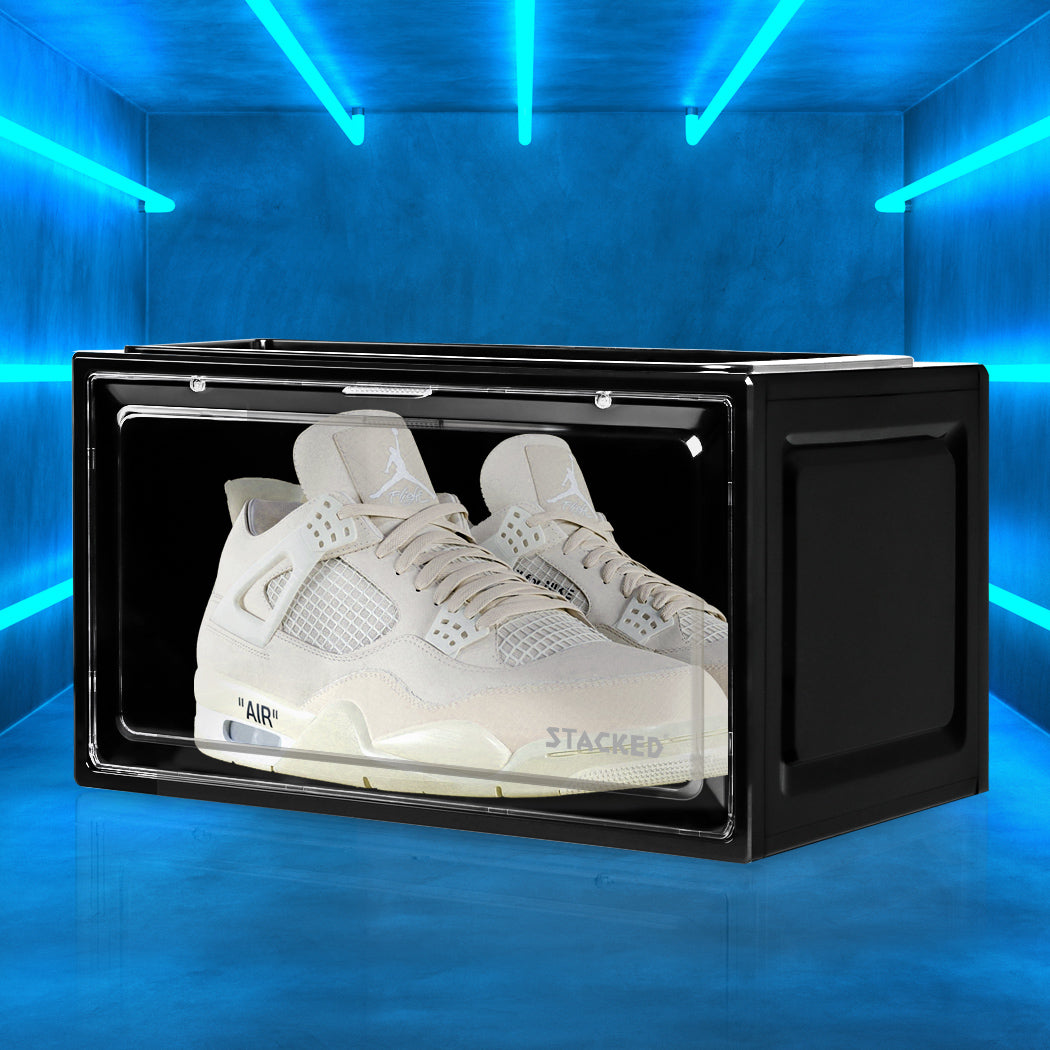 Stacked Shoe Box Acrylic Sneaker Display 1PC Black-2006733023067901959