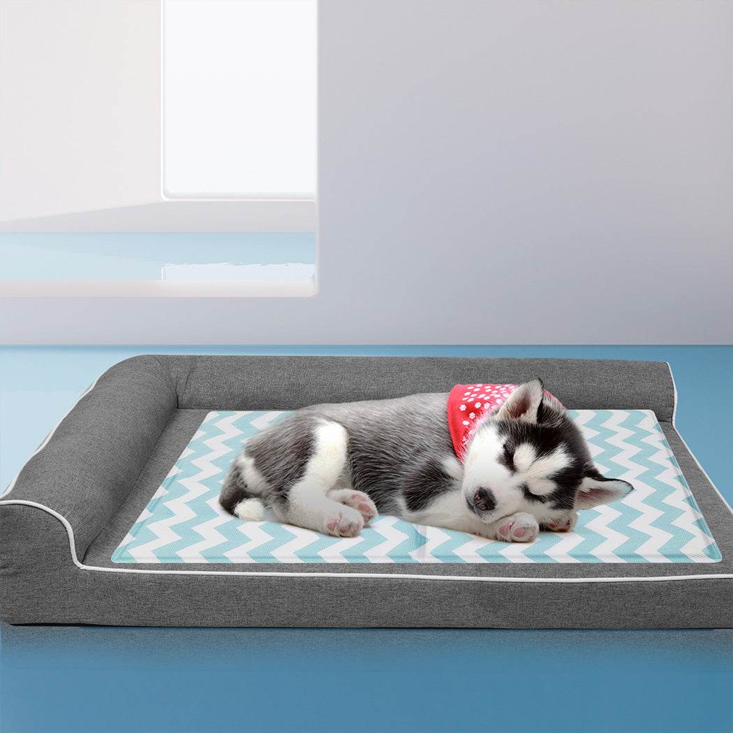 Pawz Pet Cooling Mat M Blue-1894516778340585479