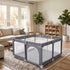 BoPeep Baby Playpen 127x127cm Playpen with Balls Meah 150D oxford Grey-2100034970482511879