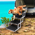 PaWz 5 Steps Dog Ramp Adjustable Height Black-1864184532979290119