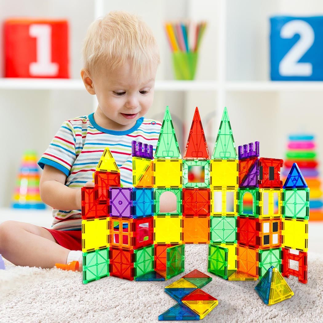 BoPeep Kids Magnetic Tiles Blocks Building-2029387266392199175