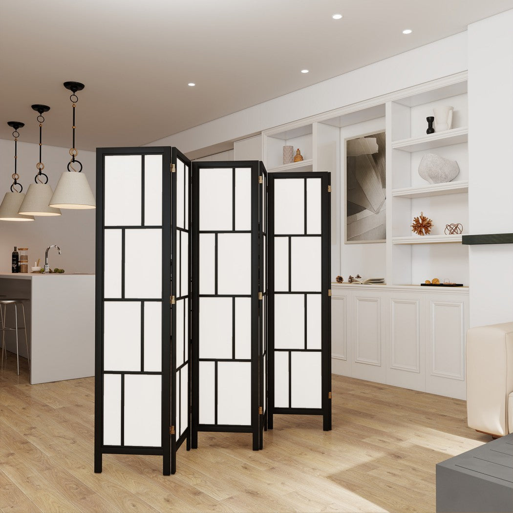 Levede 6 Panel Room Divider 170cm Freestanding Screen-1973194196961595399