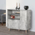 Levede Buffet Sideboard Storage Cabinet Grey-1864183278211305479