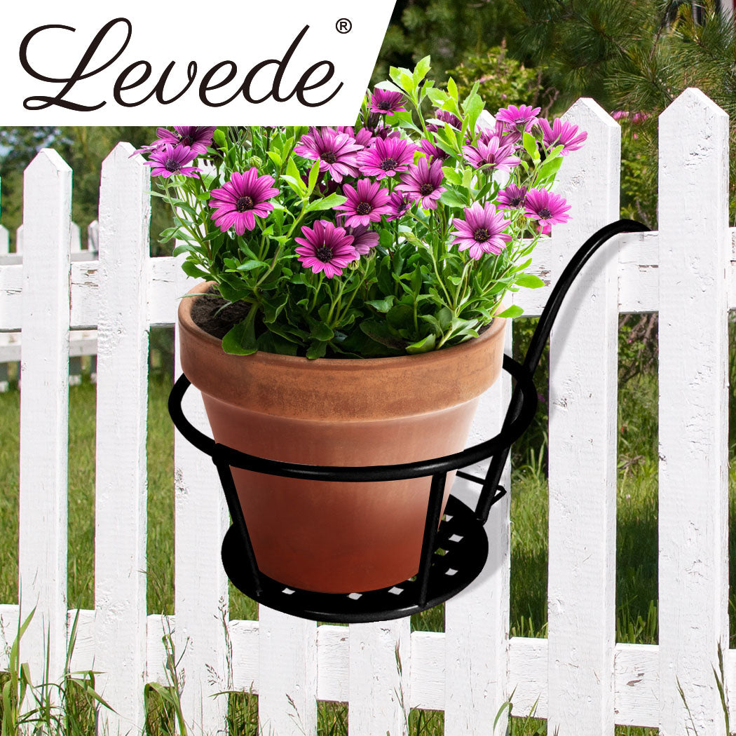 Levede 1x Flower Holder Plant Stand Black-1910112814924697607