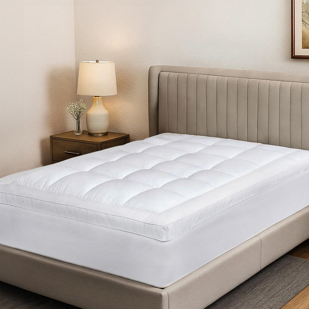 Dreamz Mattress Topper Pillowtop Cover Protector Single-2029387307915808775