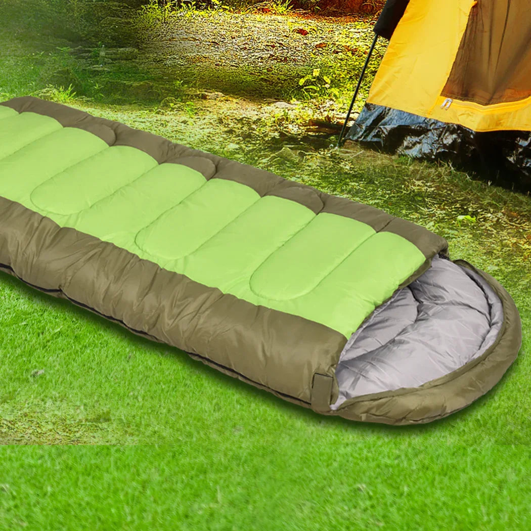 Mountview Sleeping Bag Outdoor Camping Green-2018816714057322503