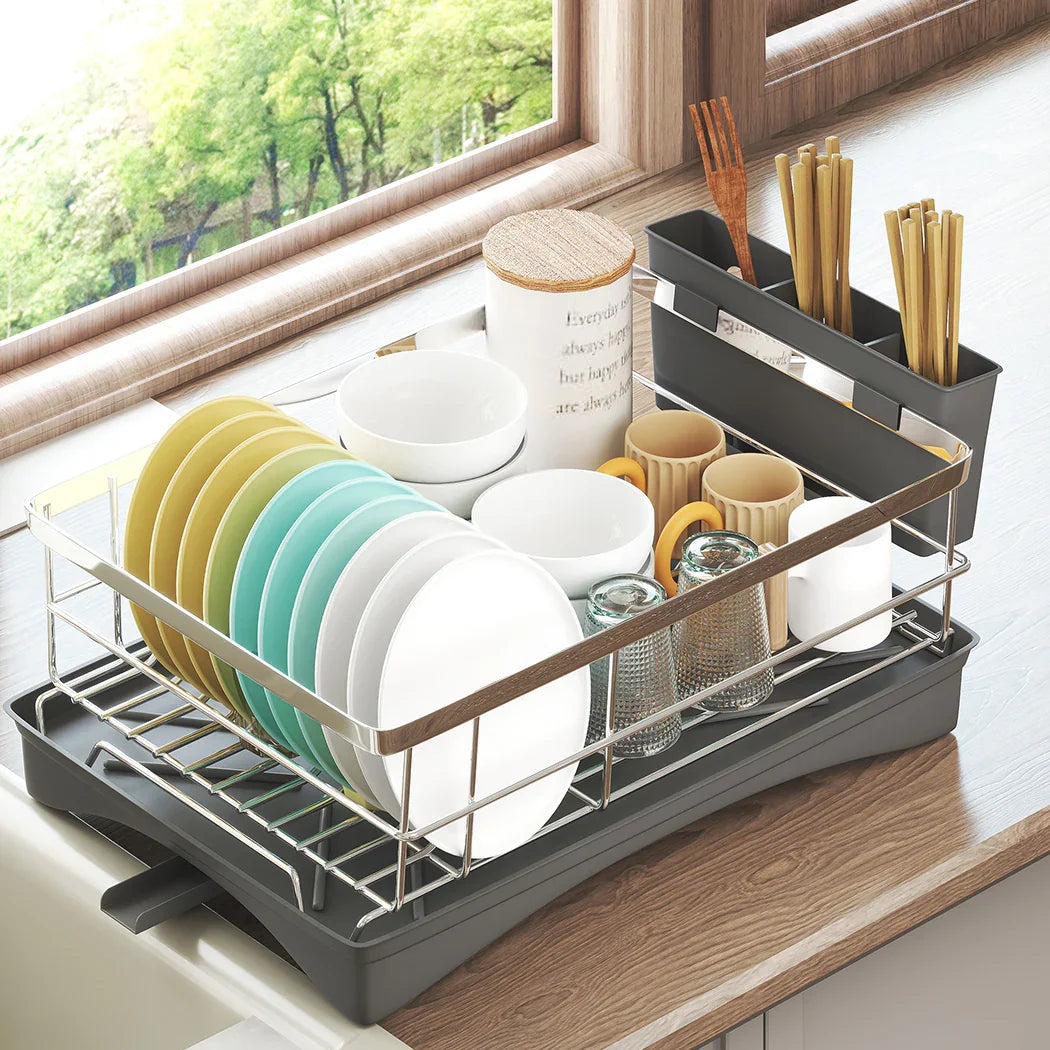 Toque Dish Drying Rack Plate Drainer Cup Holder-2006732713024950279