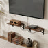 Levede Floating Shelves 2Pcs Deep Wall Mounted Rustic Storage Book Shelf Bedroom-2061251868004323335