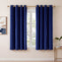 Marlow Velvet Blackout Curtains 2-Panel Room Darkening Eyelet Curtains 132x160cm-2072893566673358855