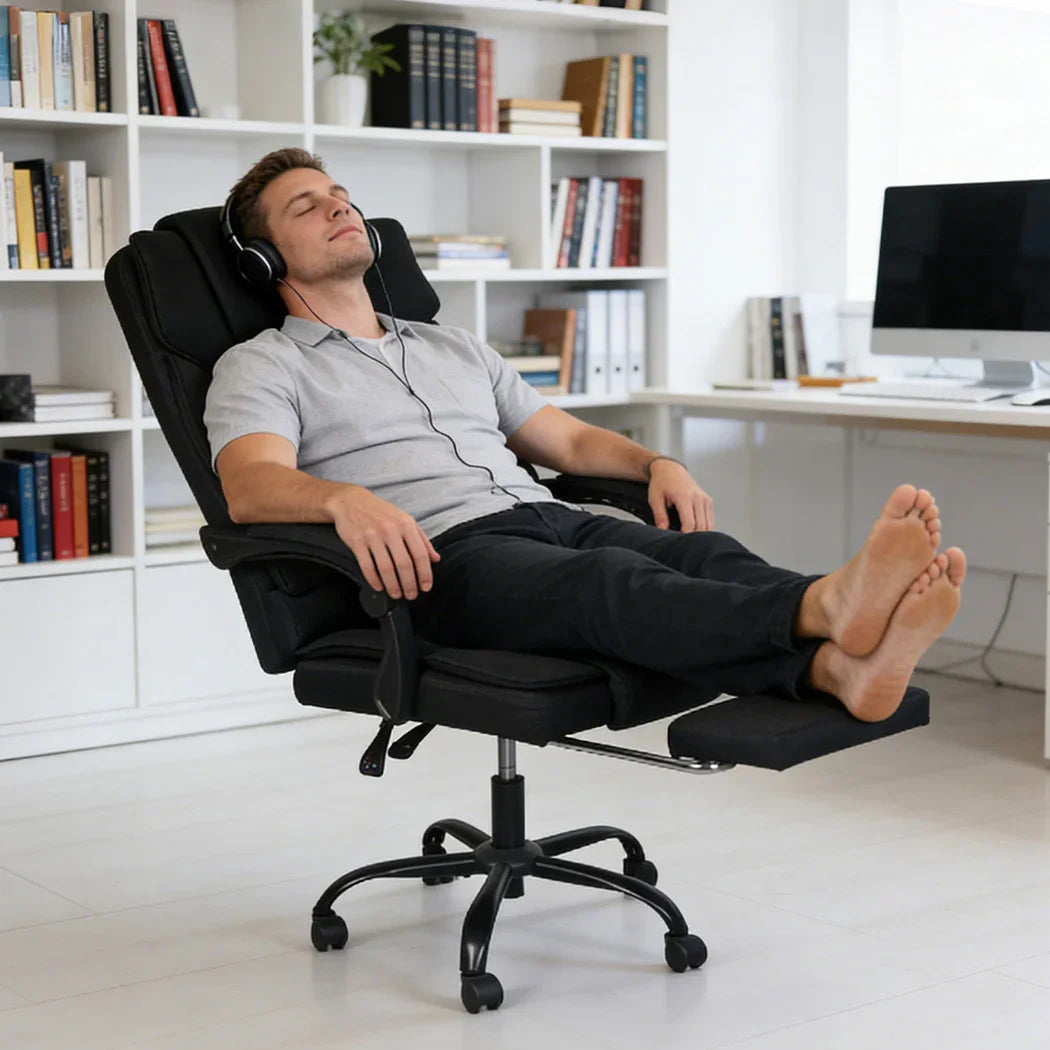 Levede Ergonomic Office Chair Gaming Desk Chair Reclining Footrest Swivel-2050056782864322567