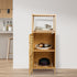 Levede  Bathroom Bamboo Storage Cabinet Natural