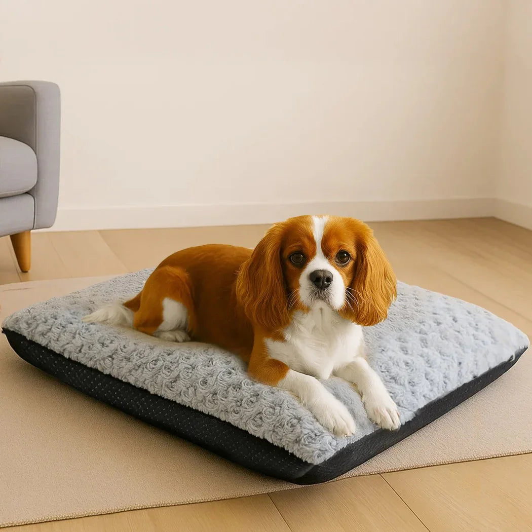 Pawz Pet Bed Dog Soft Warm Plush Mattress-2006733391894024199