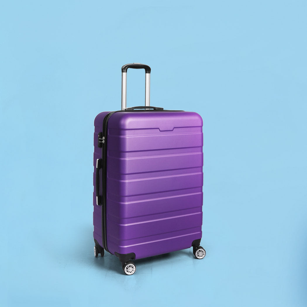 Slimbridge 24" Luggage Case Suitcase Purple 24 inch-1864184365932744711