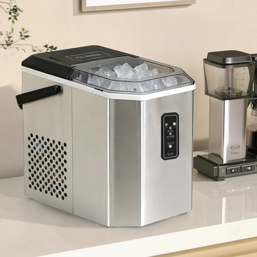 Spector Portable Ice Maker Machine Ice Cube Tray 12kg Bar Countertop Self Clean-2050056762438062087