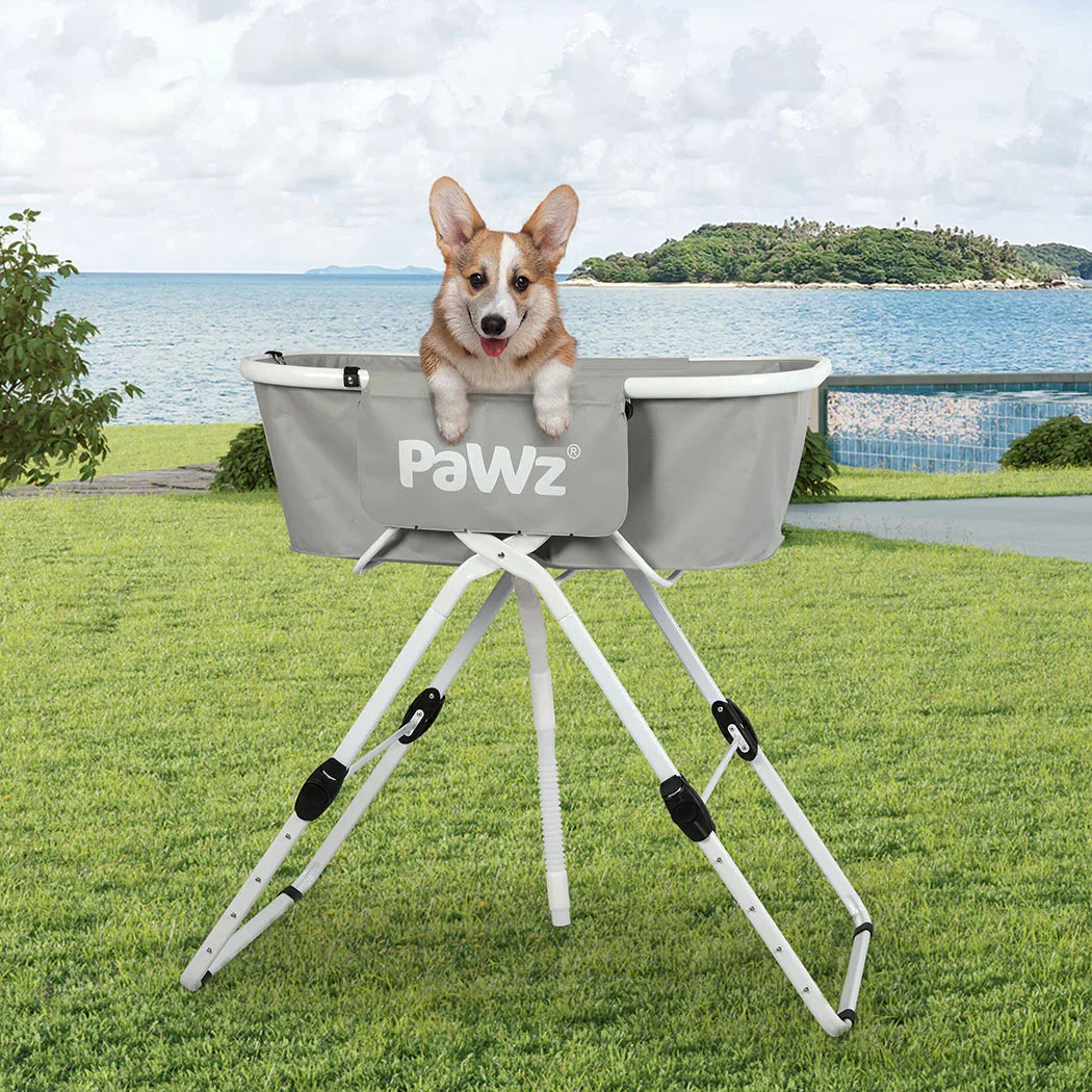 PaWz Pet Bathtub Adjustable Height Folding-2006733000112476167