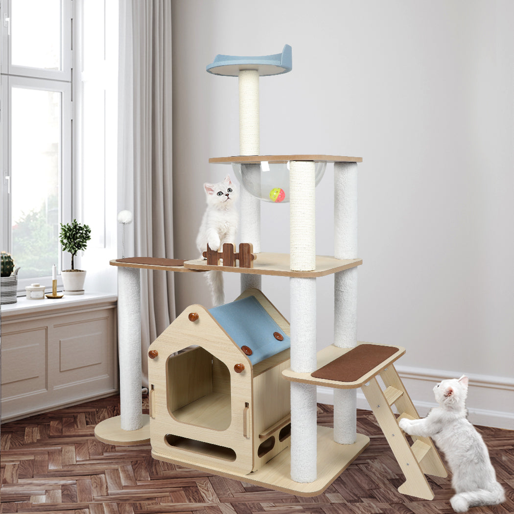 PaWz Cat Tree Scratching Post Scratcher-2029387230589620231