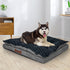 Dog Calming Bed Warm Soft Plush Comfy M Grey Medium-1864184508564246535