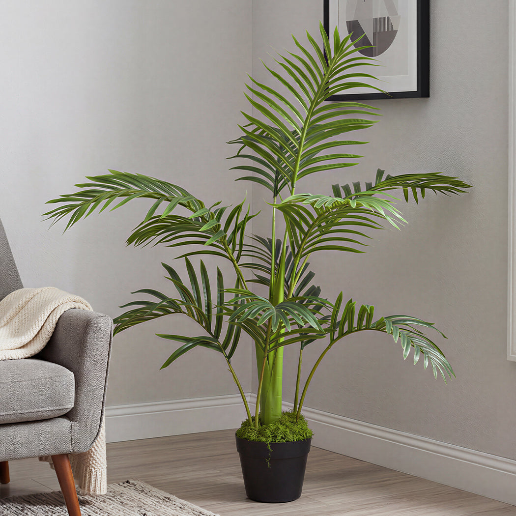 Lambu Artificial Oak Tree Lifelike Fake Leaves Artificial Plants Indoors 95cm-2050056792532193287
