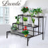 Levede Plant Stand 3 Tier Rectangle-1910112809358856199