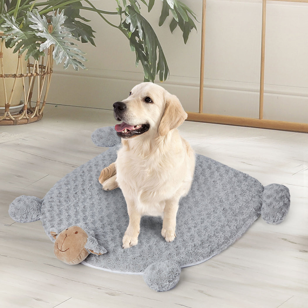 PaWz Pet Bed Cat Calming Beds Dog Squeaky L Grey Large-1864184505837948935