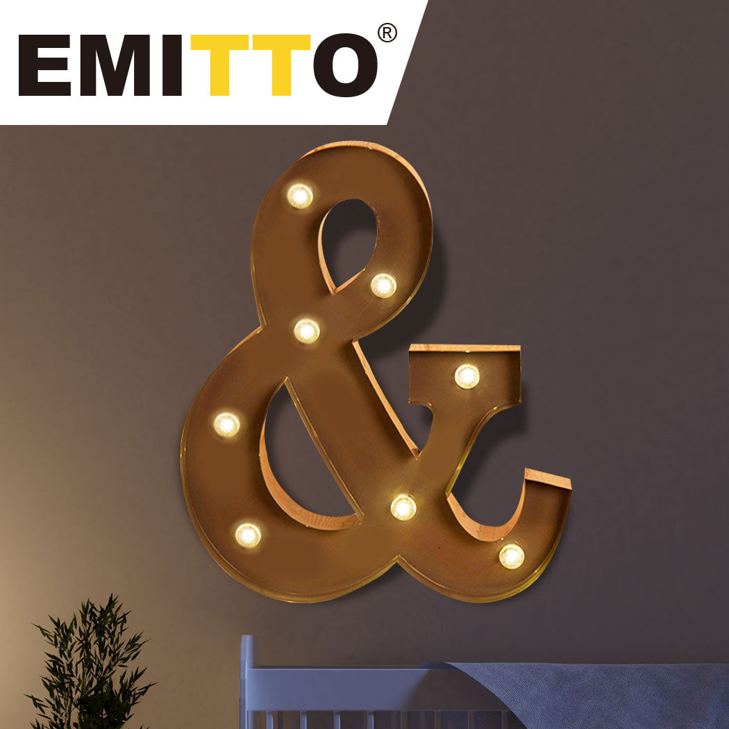 LED Metal Letter Lights Free Standing-1942353640740229127