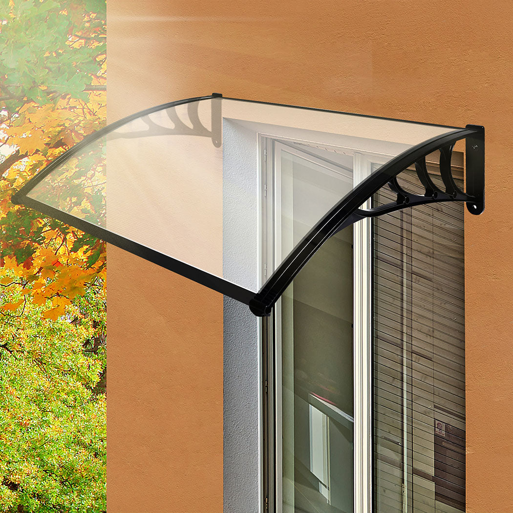 Mountview Window Door Awning Outdoor 1M X 1.2M Transparent 1x1.2M-1864184443309264903