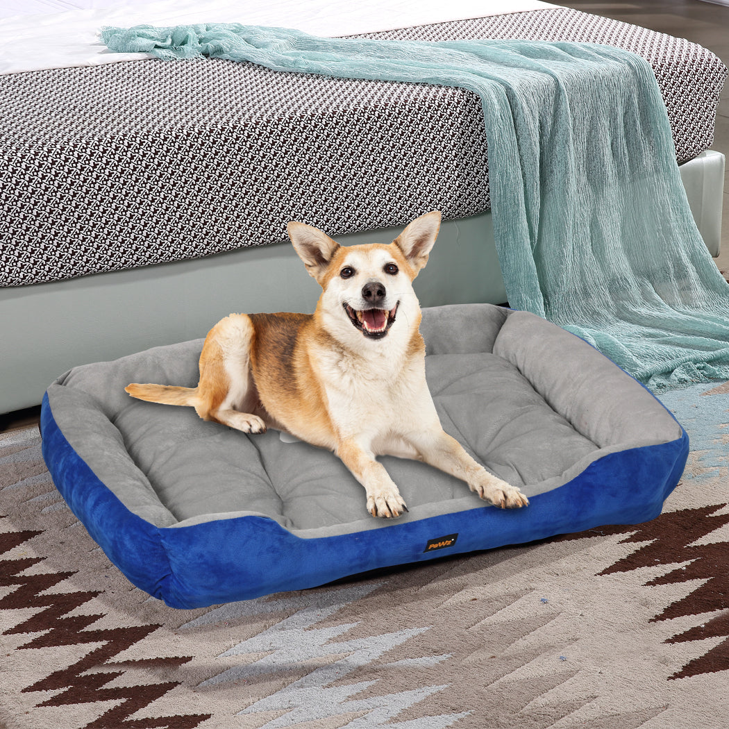 PaWz Pet Bed Dog Beds Bedding Mattress L Navy Large-1864184468709969927