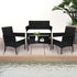 Levede 4PCS Outdoor Furniture Setting-2018816937542422535