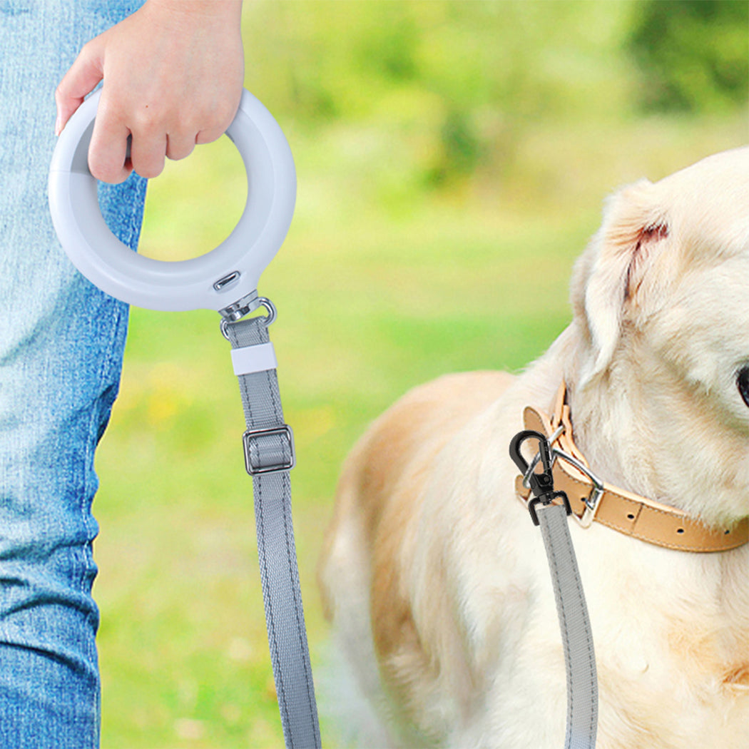PaWz LED Dog Leash Lead Walking Rope White-1864184546812104711