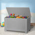Levede Kids Toy Box Storage Chest Cabinet Grey-1937319830663335943