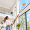 Traderight 7.2M Telescopic Window Cleaner 2-In-1 180°Rotating Squeegee Orange-2109799593892581384