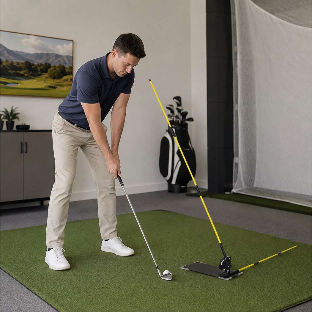 Centra Golf Alignment Sticks With Cast Iron Base Portable Practice For Outdoor-2100035025847324679