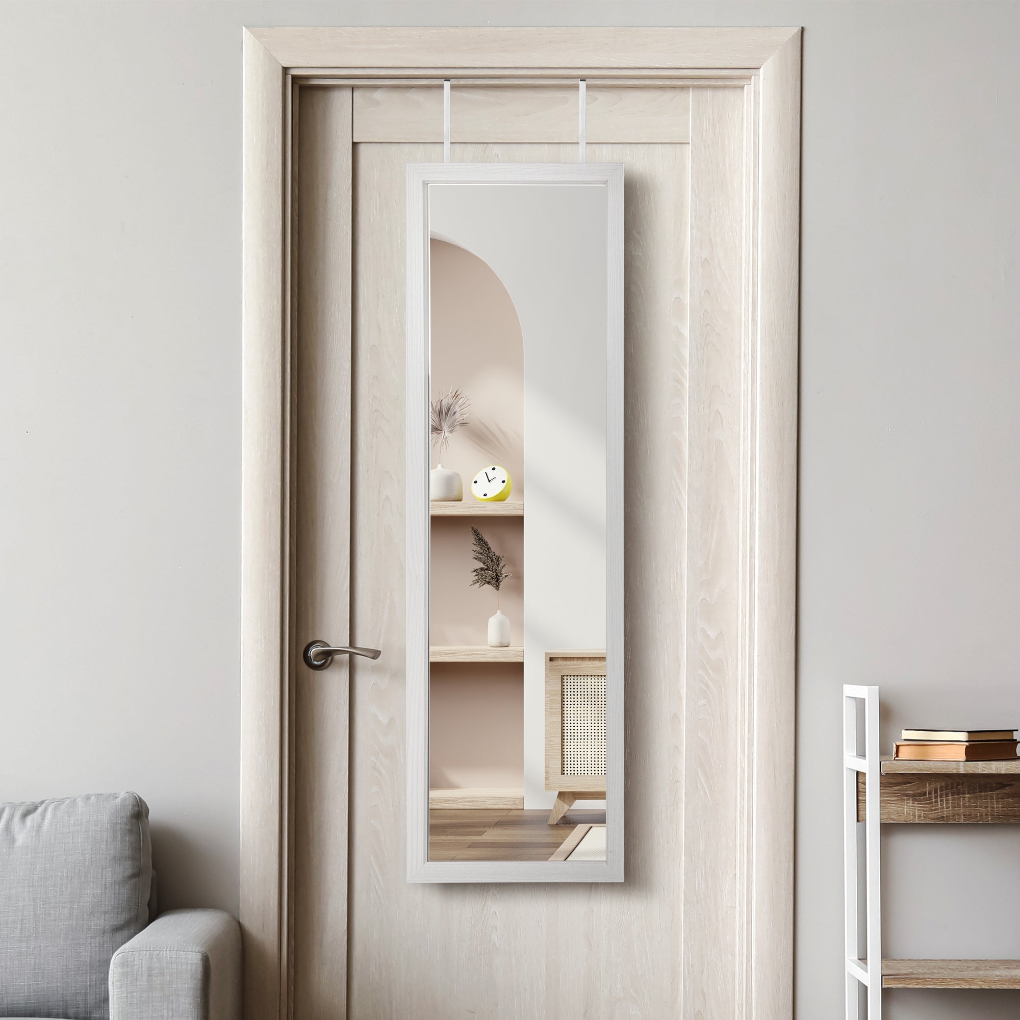 Levede Mirror Jewellery Cabinet LED-1864184304687517702