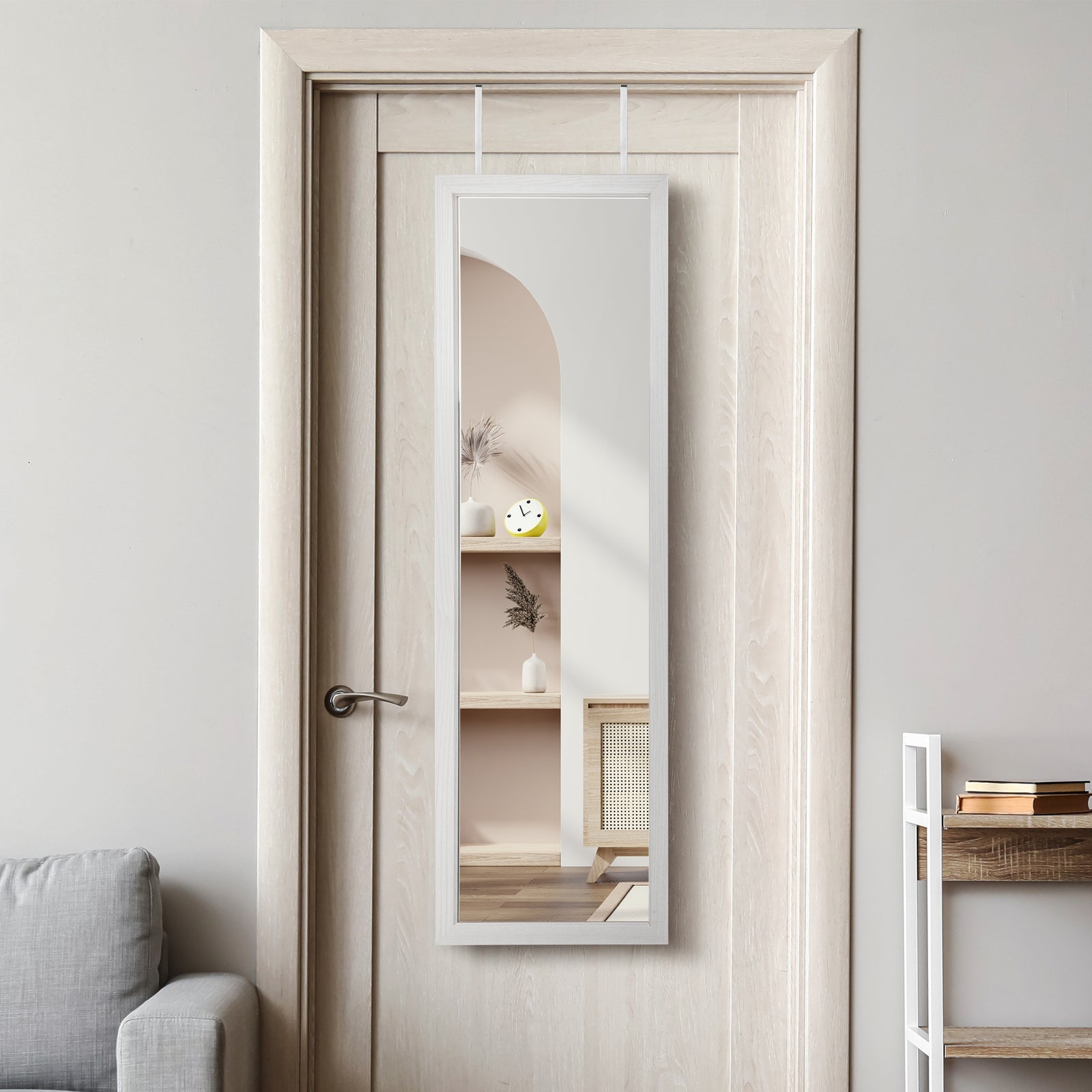 Levede Mirror Jewellery Cabinet LED-1864184304687517702