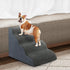 Pawz 4 Steps Pet Stairs Dog Ramp High Density Foam Grey-2018816756843417607