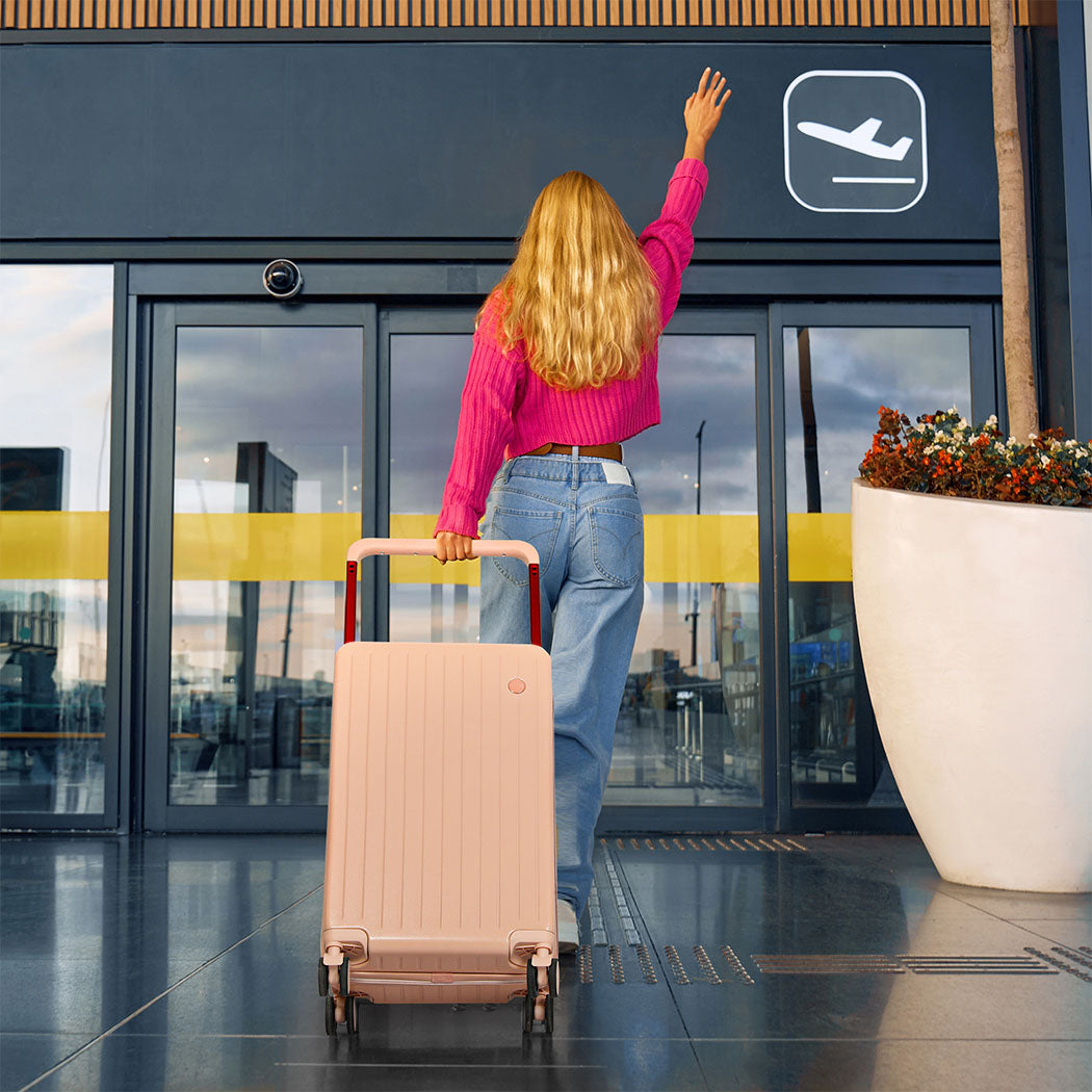 Slimbridge 26" Luggage Wide Handle Hard Case Pink-1894516770899890183