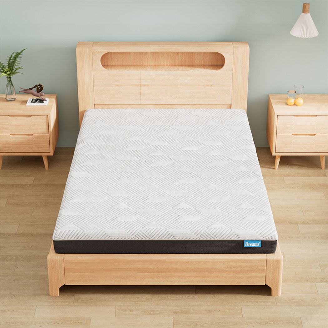 Dreamz Single Mattress Gel Memory Foam Cooling Breathable 15cm Medium Firm-2006732829538521095