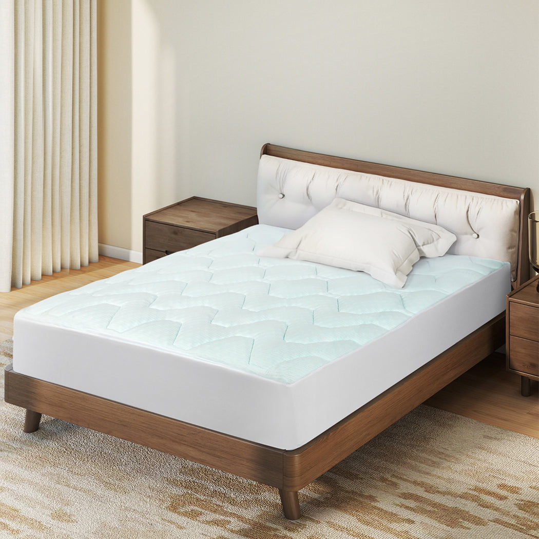 Dreamz Mattress Topper Pillowtop Cover Protector Single-2050056897066831879
