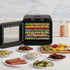 Spector 6 Trays Food Dehydrator Fruit Dehydrators Black-2050056904671105031