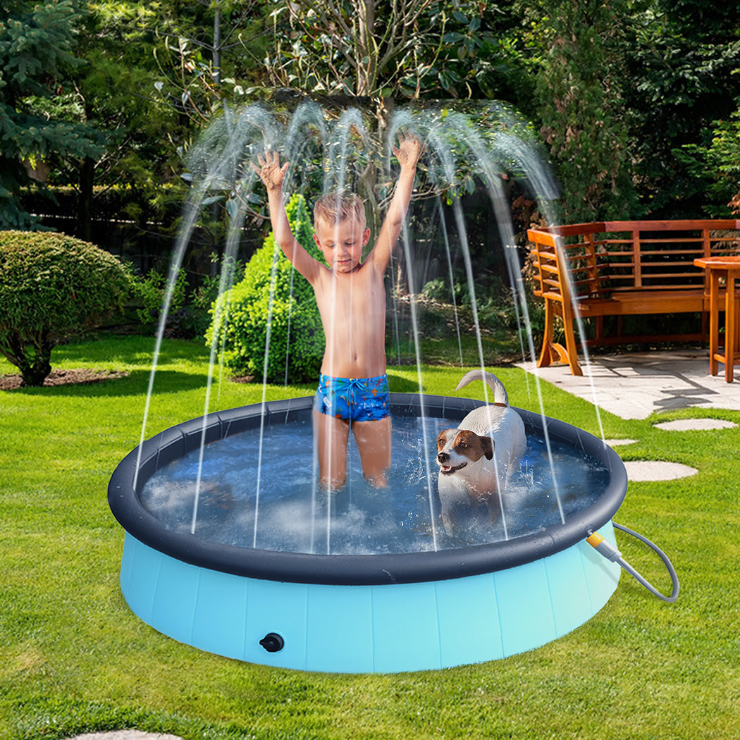 Pawz Folding Dog Swimming Pool-1910112250669174791
