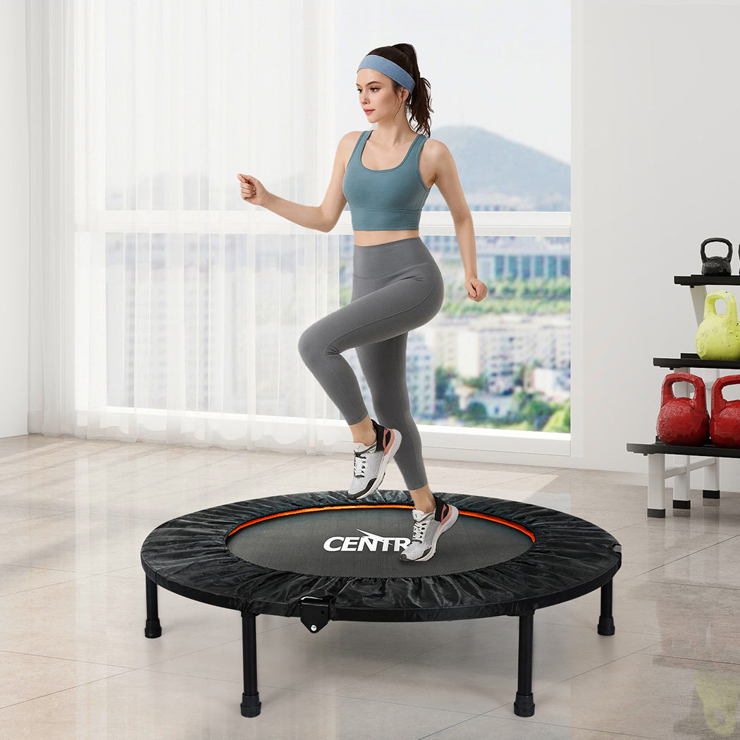 Centra 40 Inch Mini Trampoline Round Exercise Rebounder-2050056753667772423