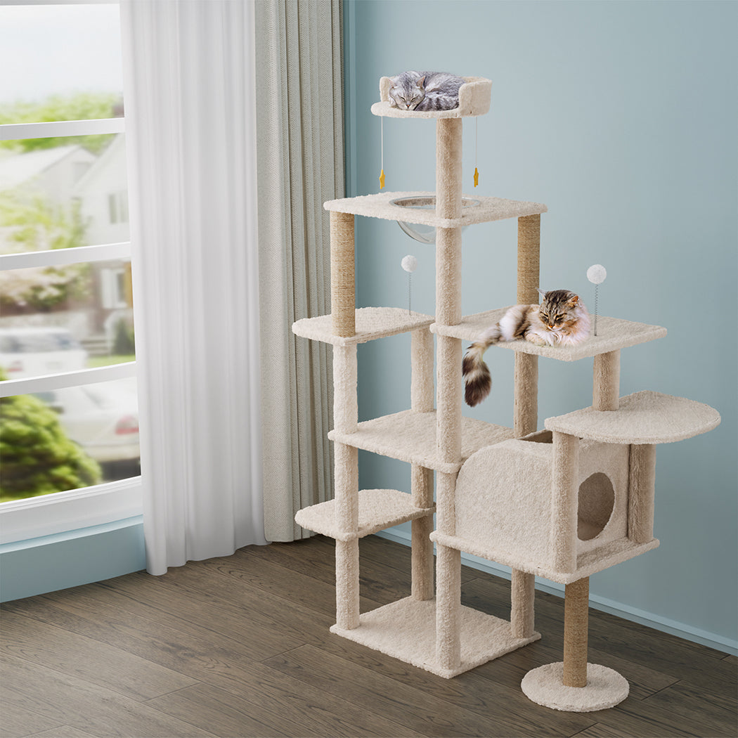 Pawz Cat Tree Tower Large Scratcher Condo House 172cm-1937319822299893767