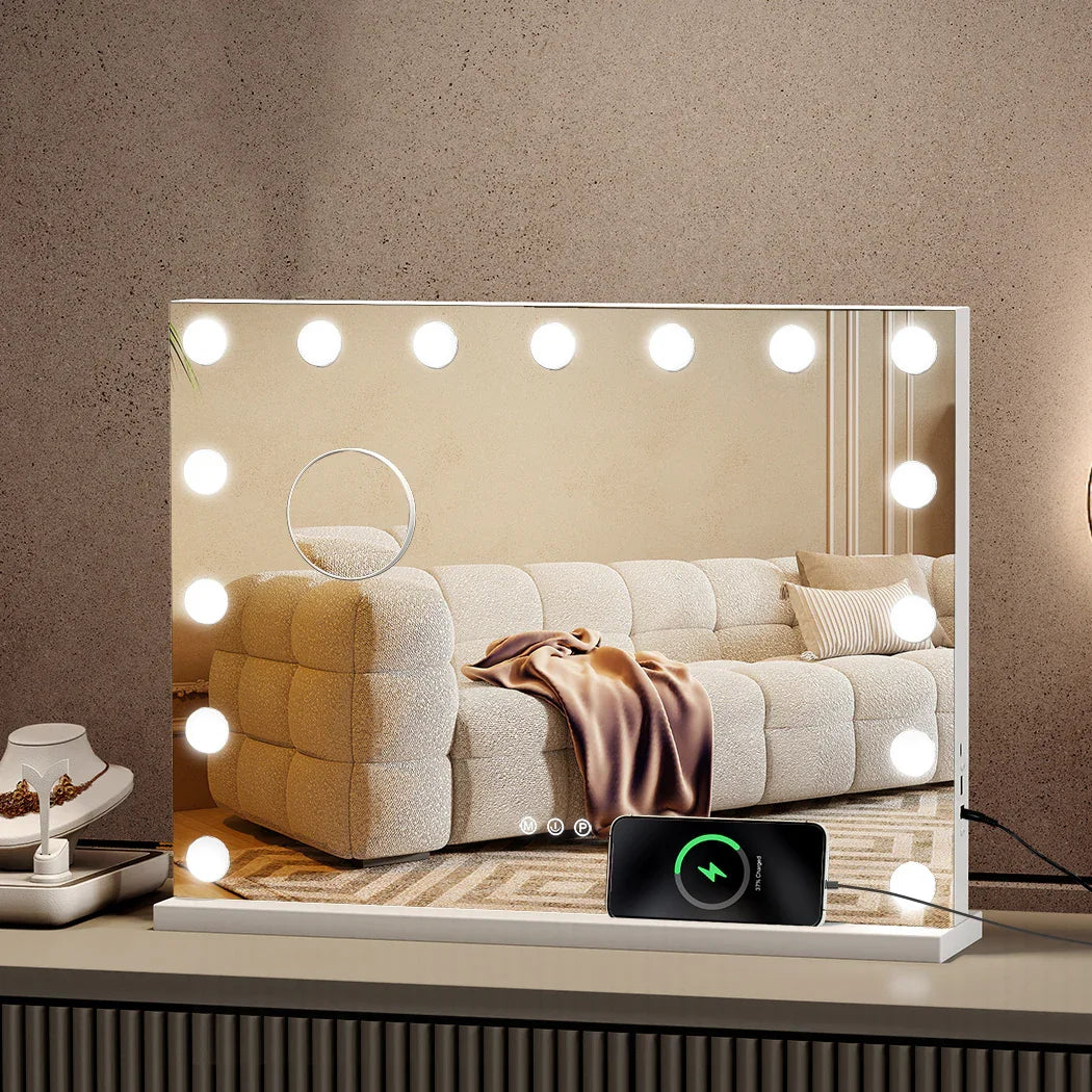 Yezi LED Hollywood Makeup Mirror 45x58cm-2006732739675557895