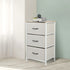 Levede Chest of 3 Drawers Bedside Table Beige-2006733263275692038