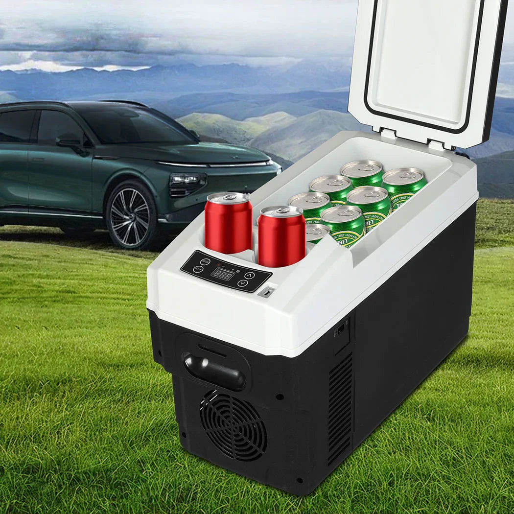 Spector Portable Car Fridge 12V Mini Refrigerator Freezer Camping Travel Cooler-2006732856738582535