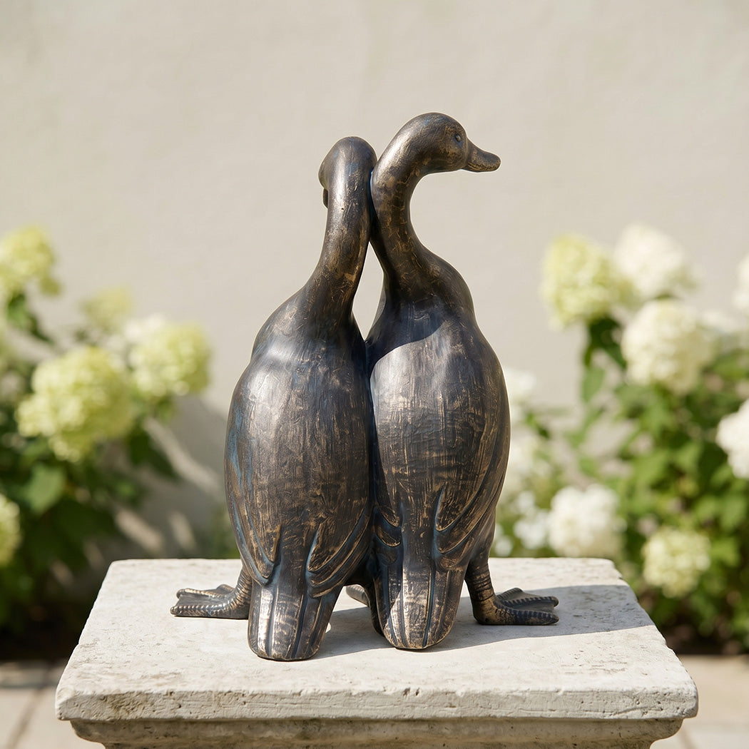 Levede Duck Garden Ornament Resin Garden Statue Home Craft Sculpture Decor Gift-2072893557949206535